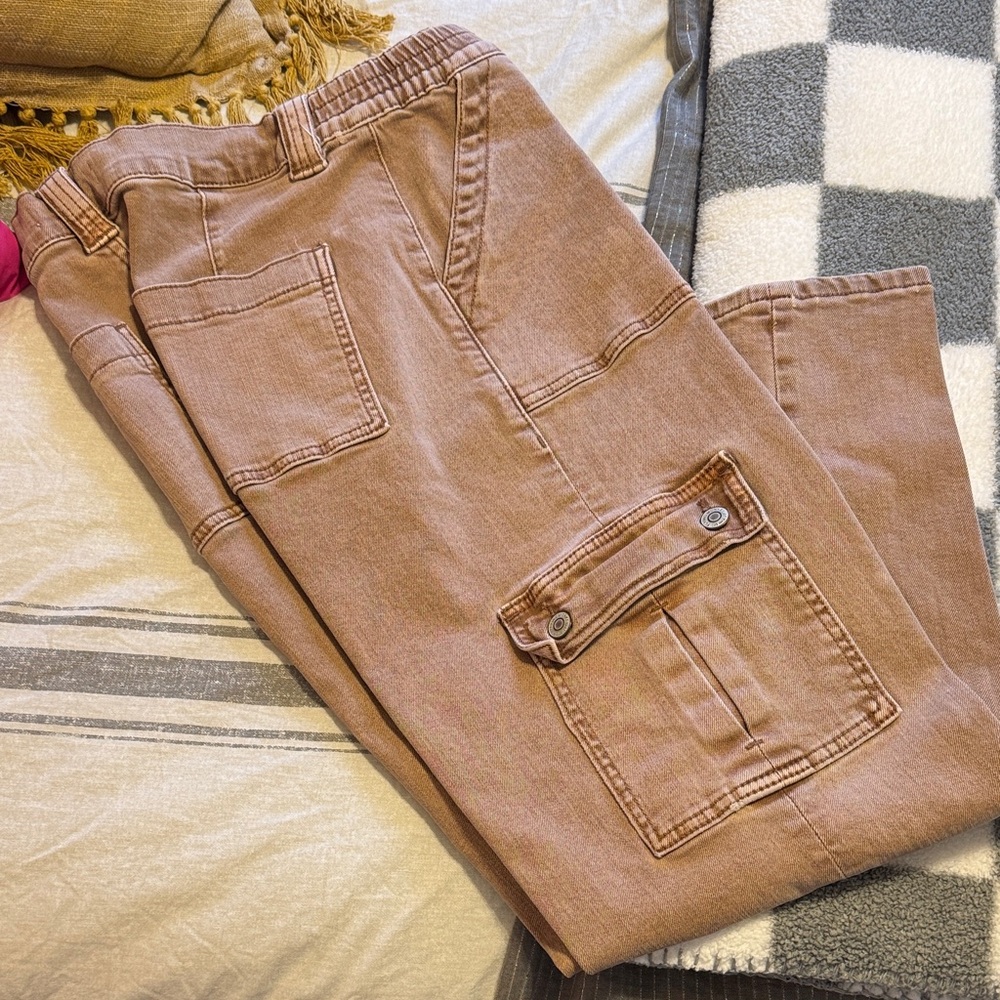 Flying Monkey Brown Straight Leg cargo pants